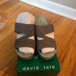 David Tate laurel gray suede